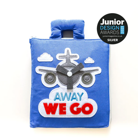 Curious Columbus - Fabric Activity Book - Away We Go