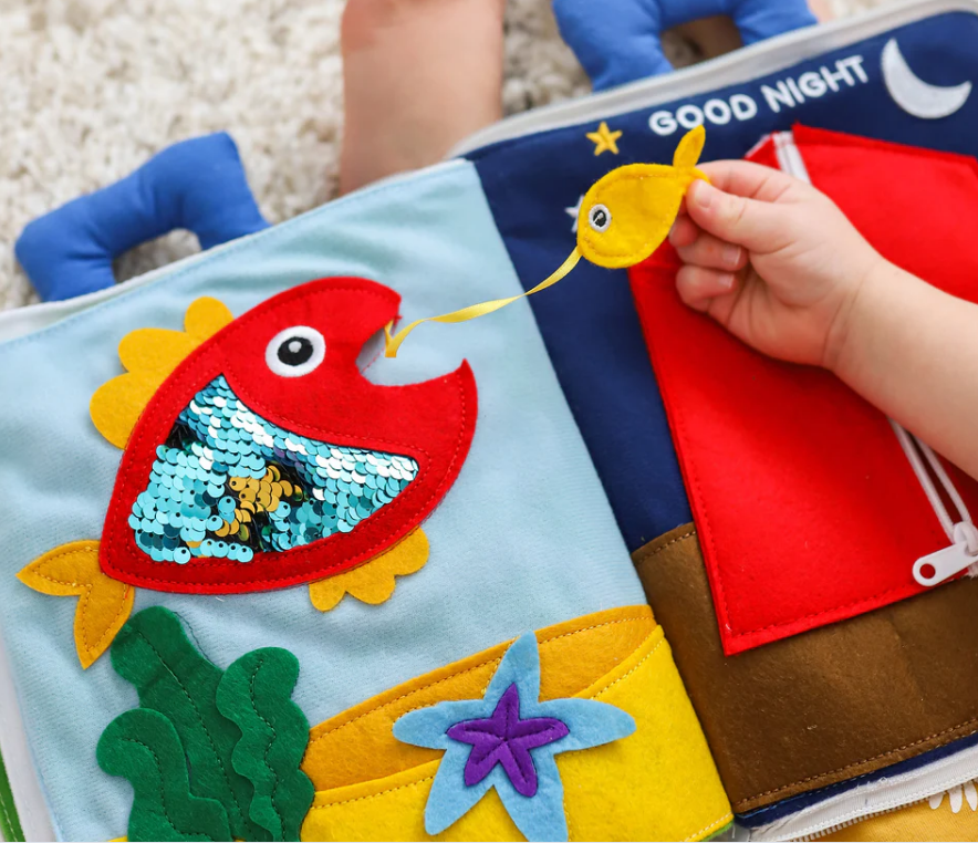 Curious Columbus - Fabric Activity Book - Away We Go