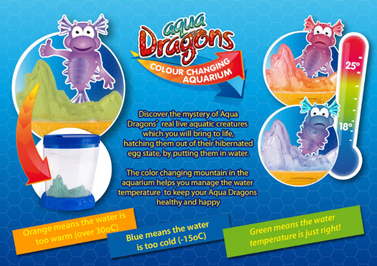 Aqua Dragons - Colour Changing Aquarium with LED Lights