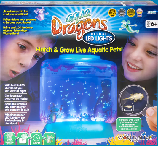 Aqua Dragons - DELUXE Colour Changing Aquarium with LED Lights