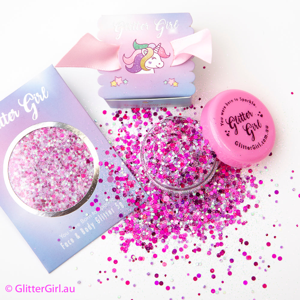 Glitter Girl - 10g Glitter Pot & 5g Glitter Pouches
