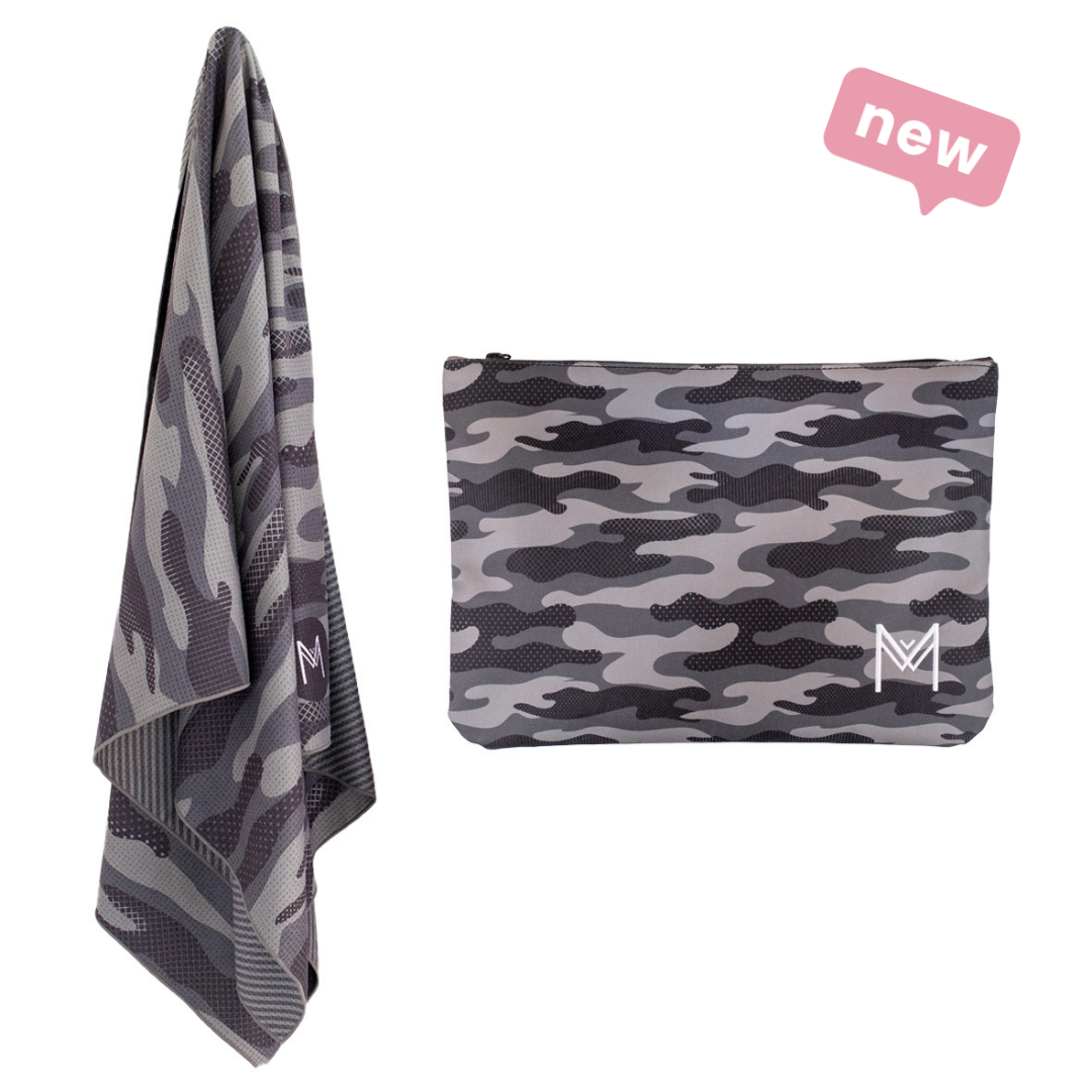 MontiiCo - Beach Towel and Bag Set - Combat