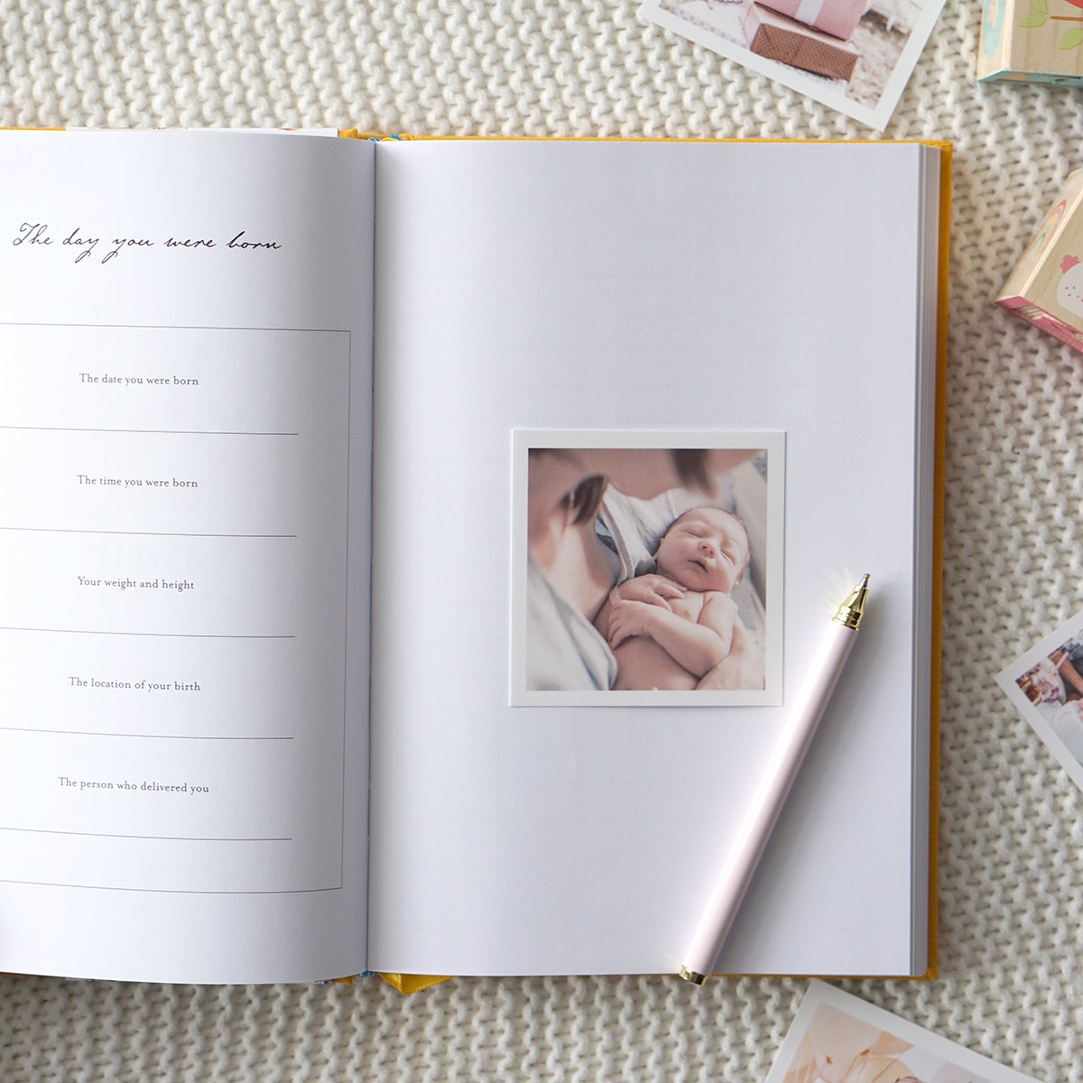 Truly Amor - Baby Book With Keepsake Box And Pen