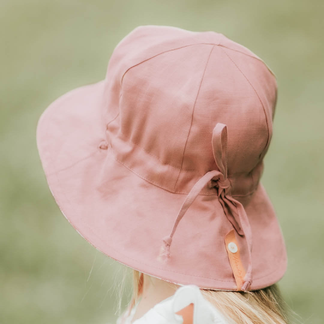 Bedhead Hats - Reversible Linen - Pippa/Rosa