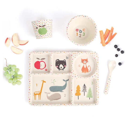 Love Mae - Divided Plate Set - ABC
