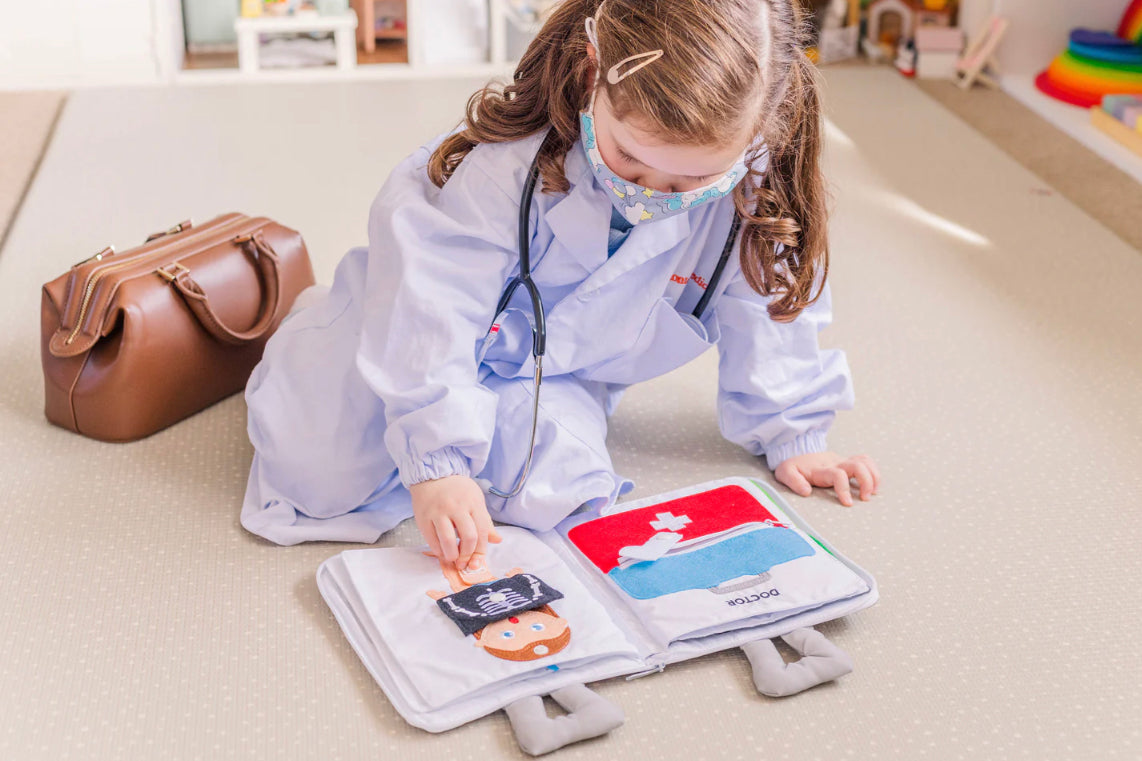 Curious Columbus - Fabric Activity Book - When I Grow Up