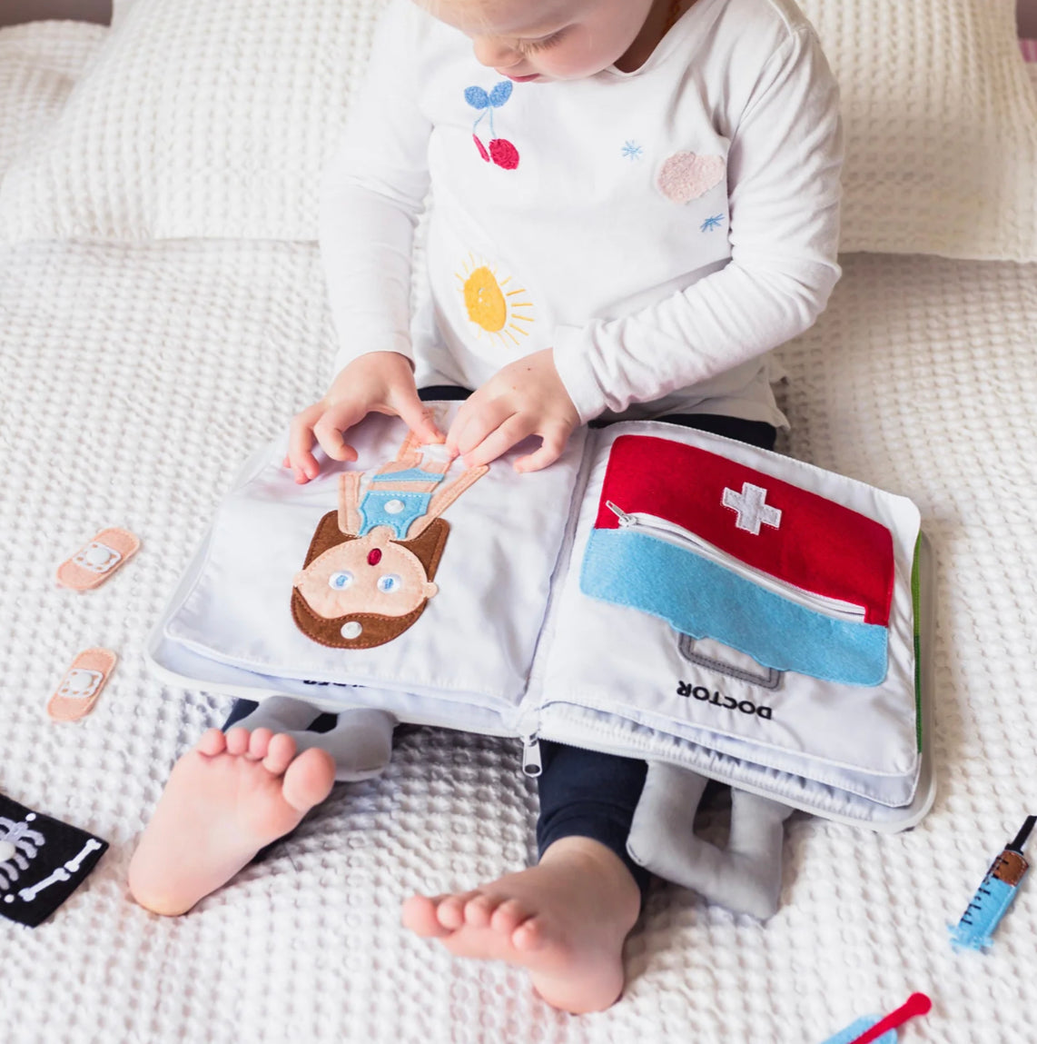 Curious Columbus - Fabric Activity Book - When I Grow Up