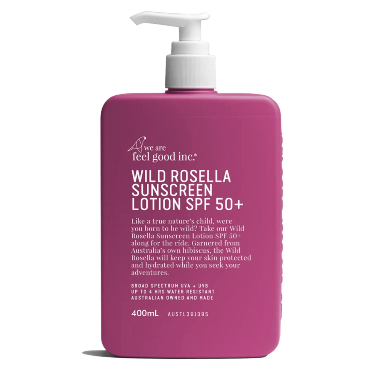 We Are Feel Good Inc - Wild Rosella Sunscreen SPF 50+ 400ml