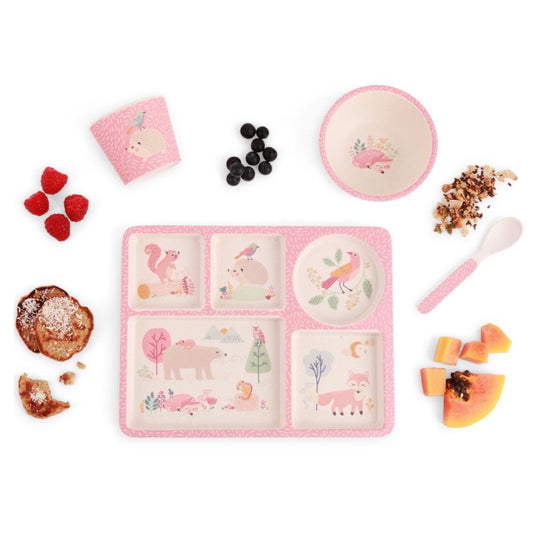 Love Mae - Divided Plate Set - Woodland Friends