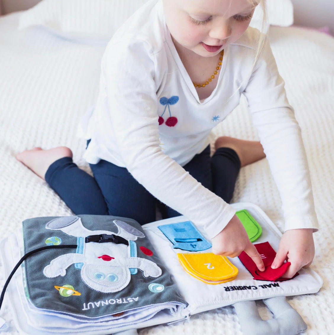 Curious Columbus - Fabric Activity Book - When I Grow Up