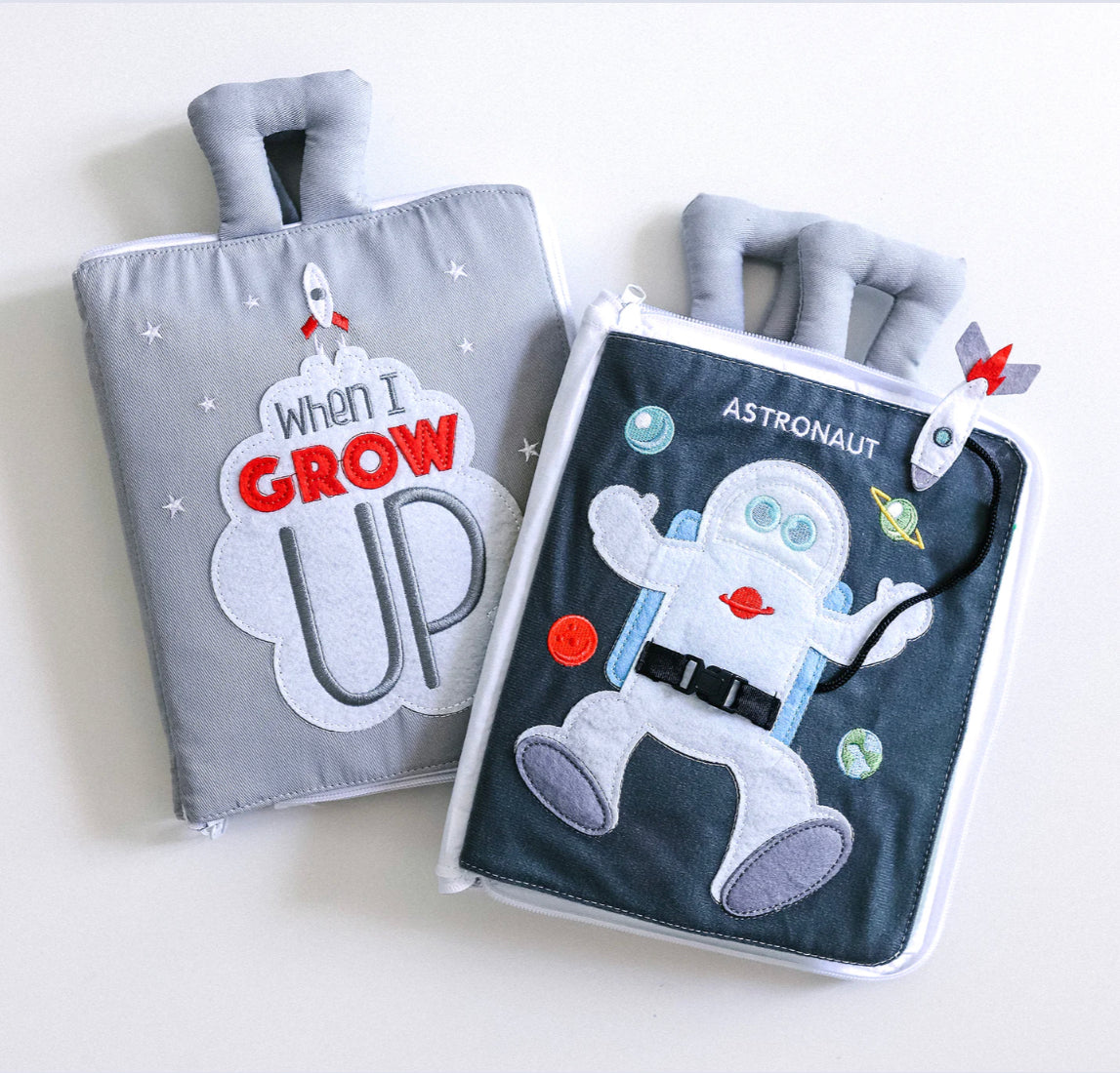 Curious Columbus - Fabric Activity Book - When I Grow Up
