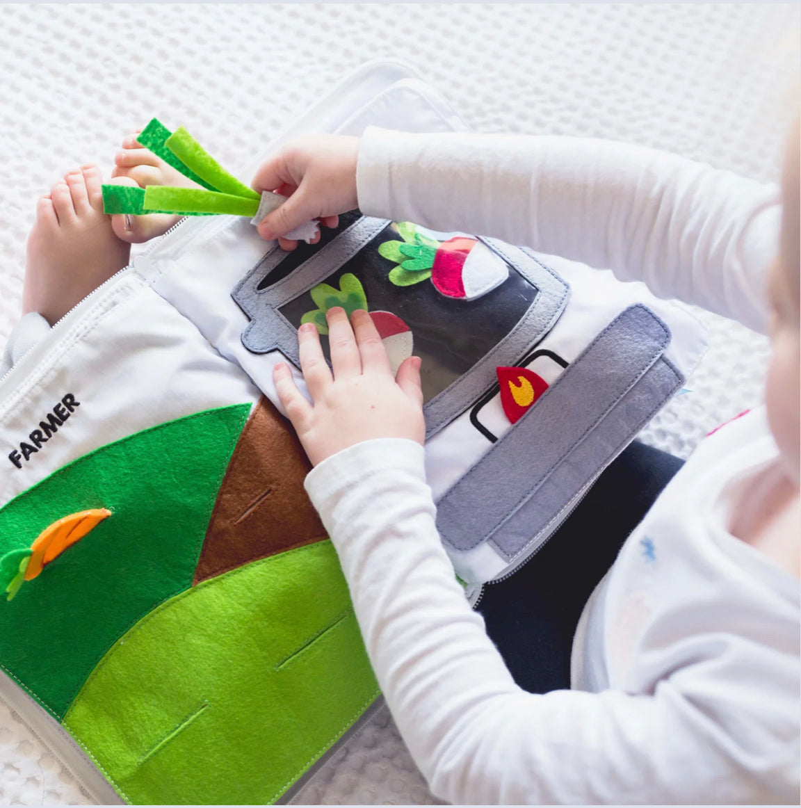 Curious Columbus - Fabric Activity Book - When I Grow Up