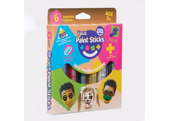 Little Brian Paint Sticks - Face Paint 6 pk